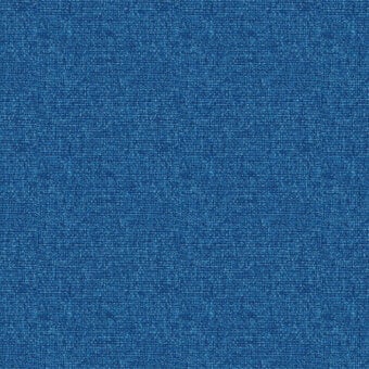 Blue woven fabric sample displaying a dense, rectangular grid pattern with matte finish and subtle tonal variations in texture.